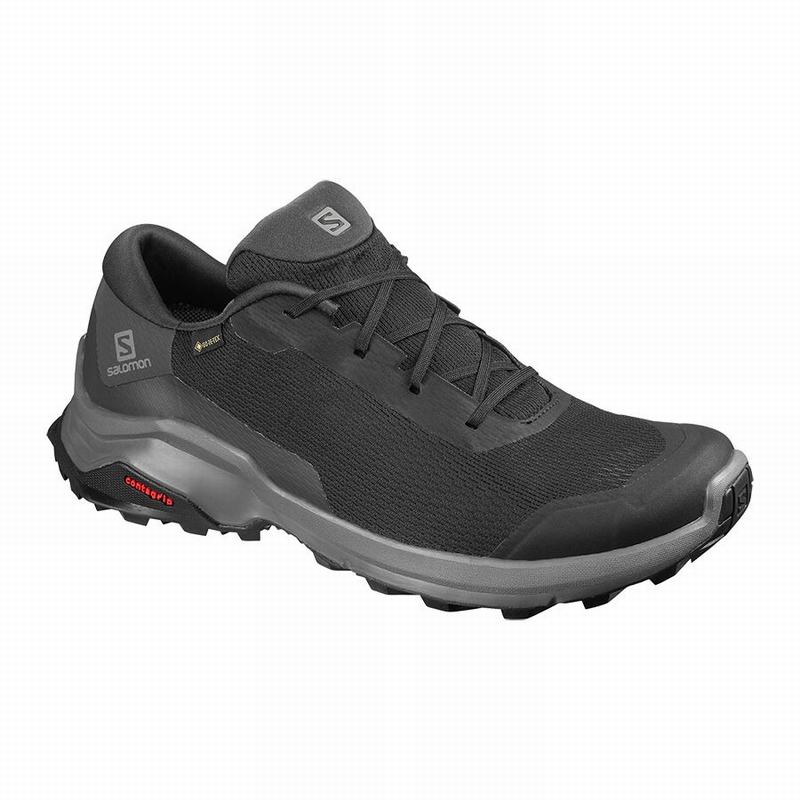 Salomon Israel X REVEAL GORE-TEX - Mens Hiking Shoes - Black (HBXN-60718)